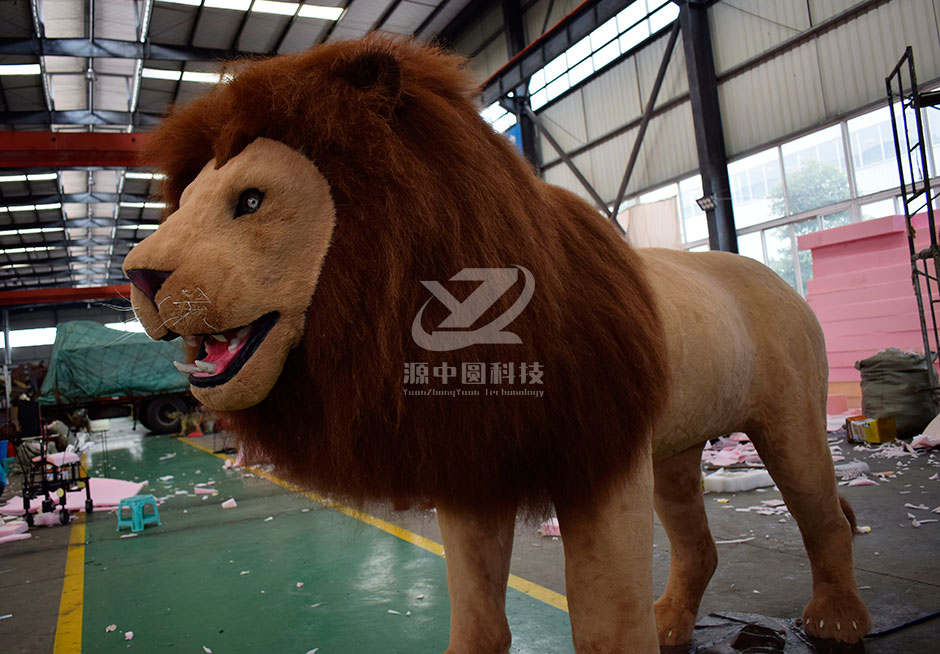 仿真獅子，電動(dòng)獅子，獅子模型，獅子雕塑